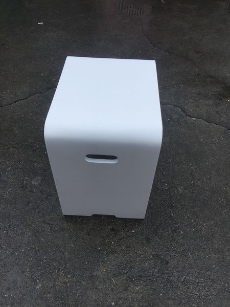 Solid Surface Stone Furniture Bench Stool Bathroom Cloakroom Steam Shower Seat Chair 16 x 12 inch SW113