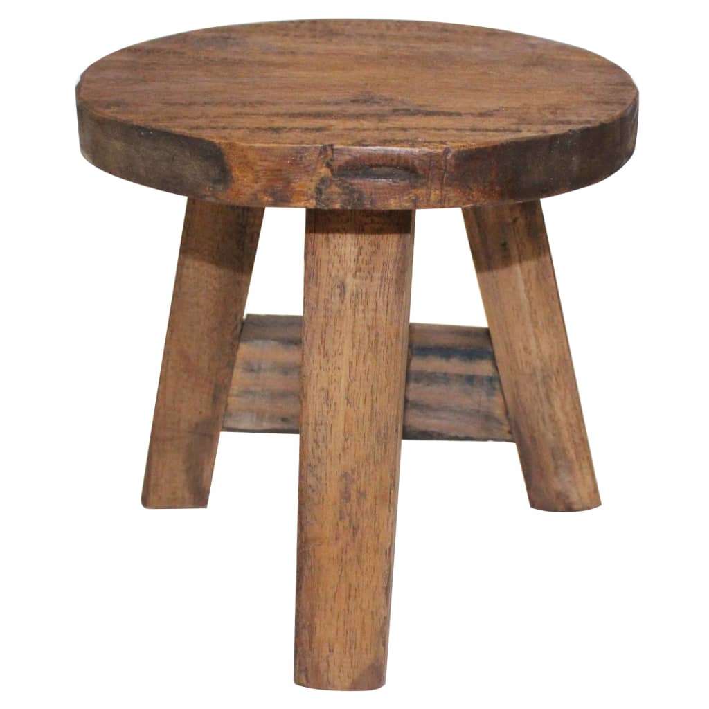 Stool Varies Solid mahogany wood Compact Durable Stool Round