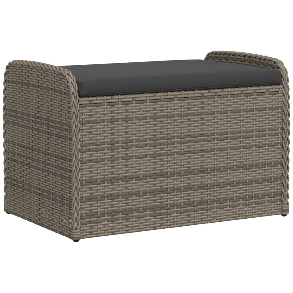 Storage Bench Grey, Cream White