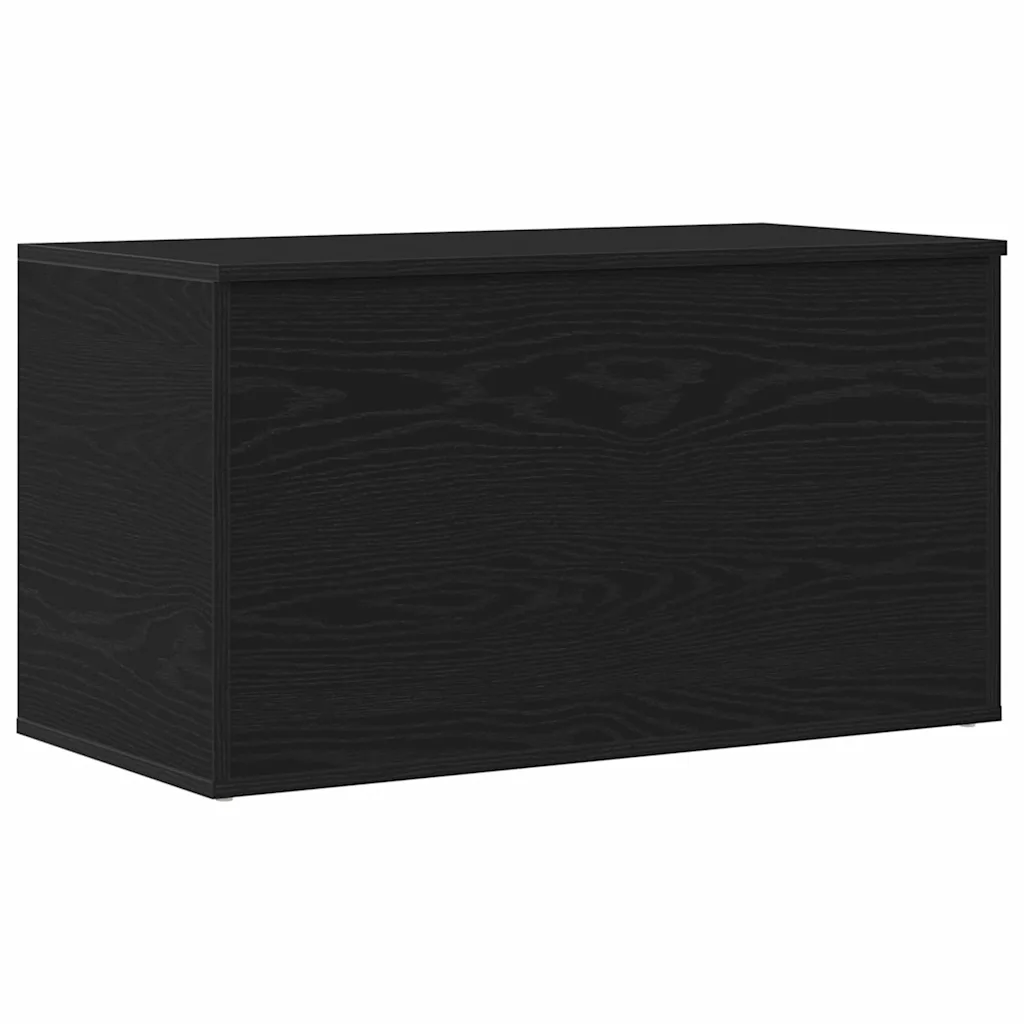 Storage Box Black Oak 33.07 x 16.54 x 18.11 in Engineered Wood