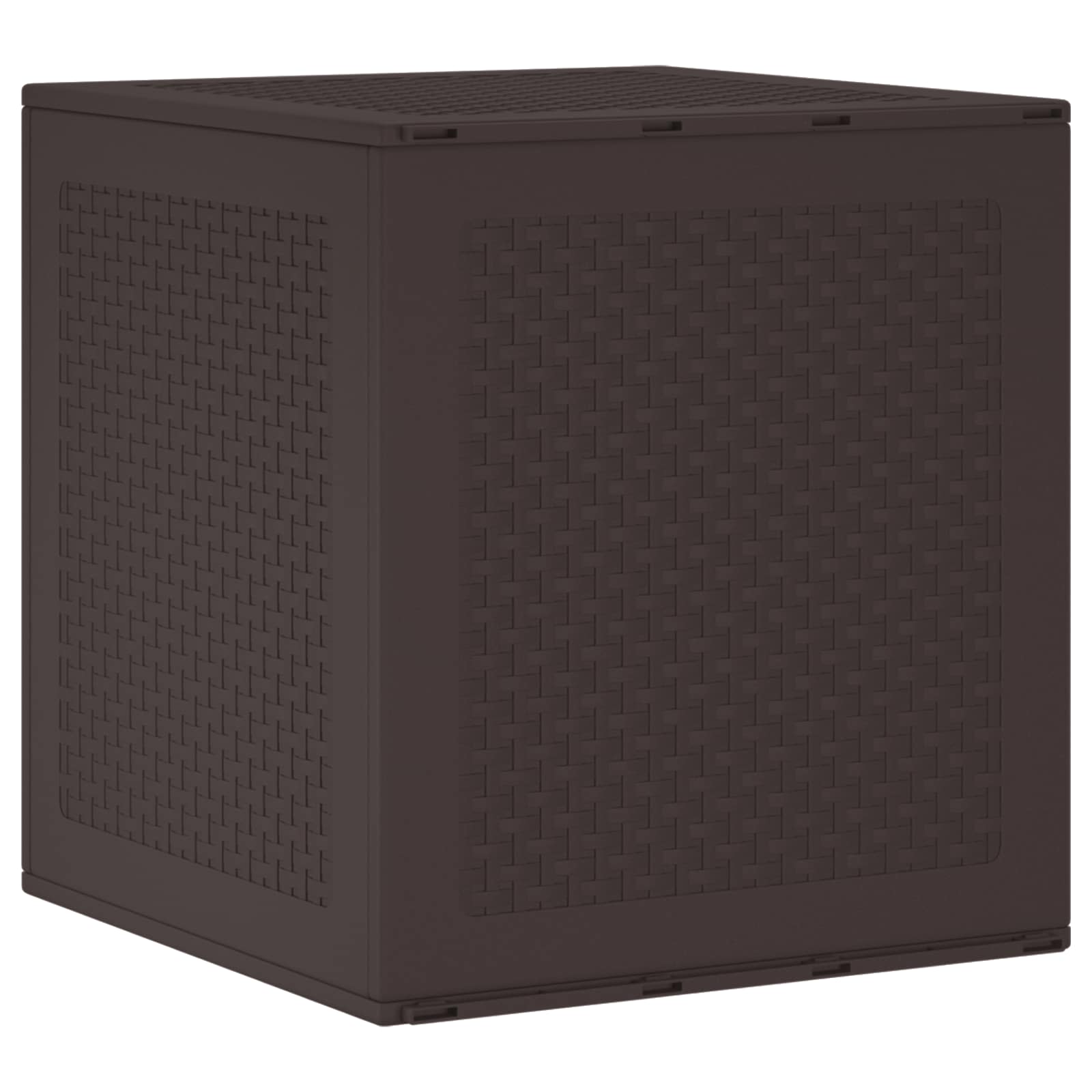 Storage Box Brown 21.65 x 20.87 x 22.44 in Polypropylene