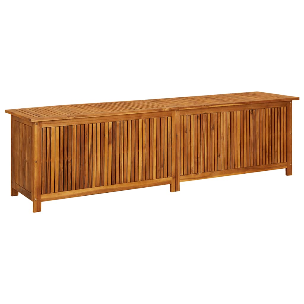 Storage Box Brown Solid acacia wood with an oil finish, polyethylene