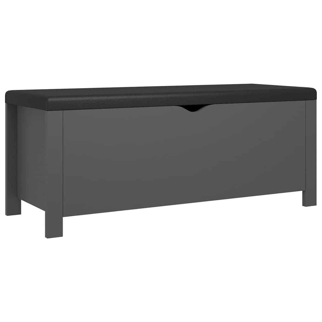 Storage Box Grey Engineered wood, faux leather Medium Storage