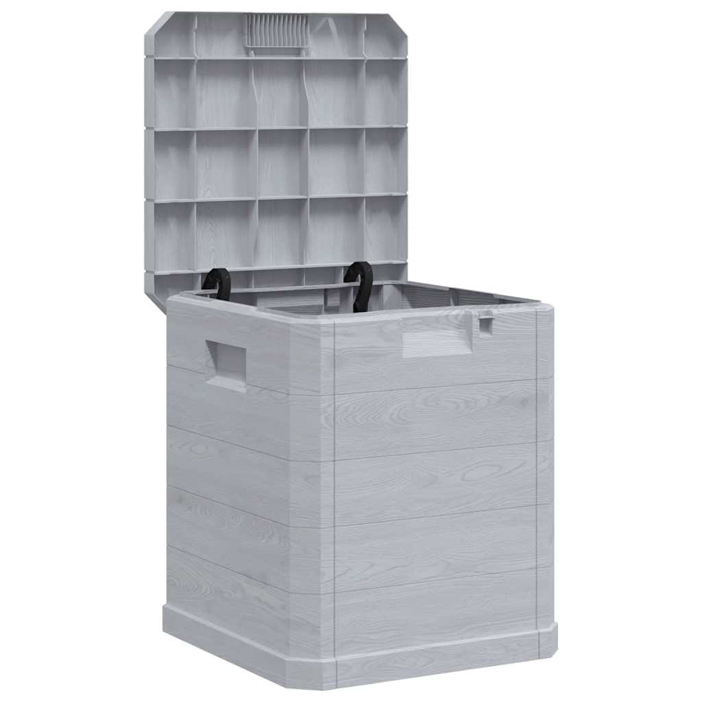 Storage Box Light Grey Plastic Medium Storage Box Rectangular