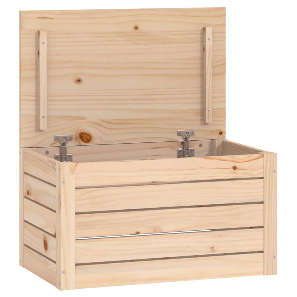 Storage Box Natural Wood Solid Pine Wood Medium Storage Box