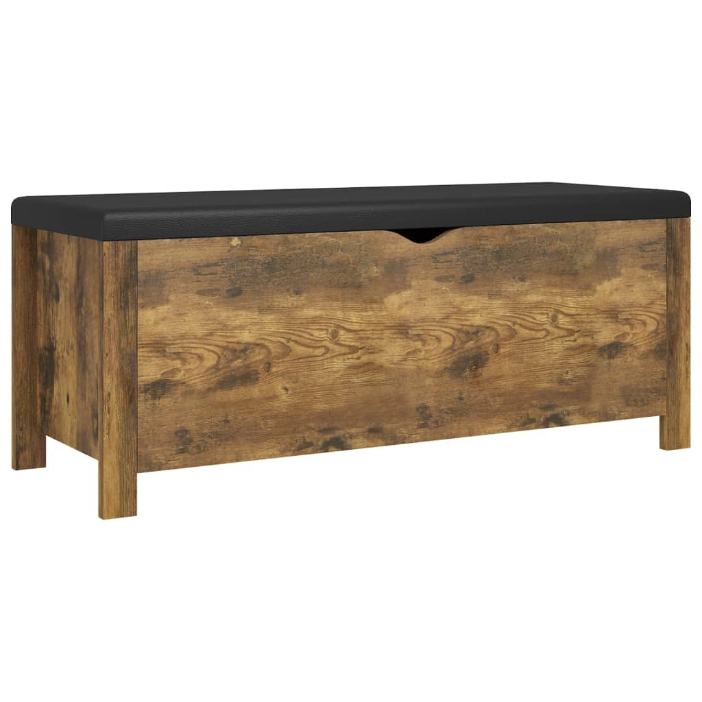 Storage Box Smoked oak Engineered wood 41.3 x 15.7 x 17.7 in