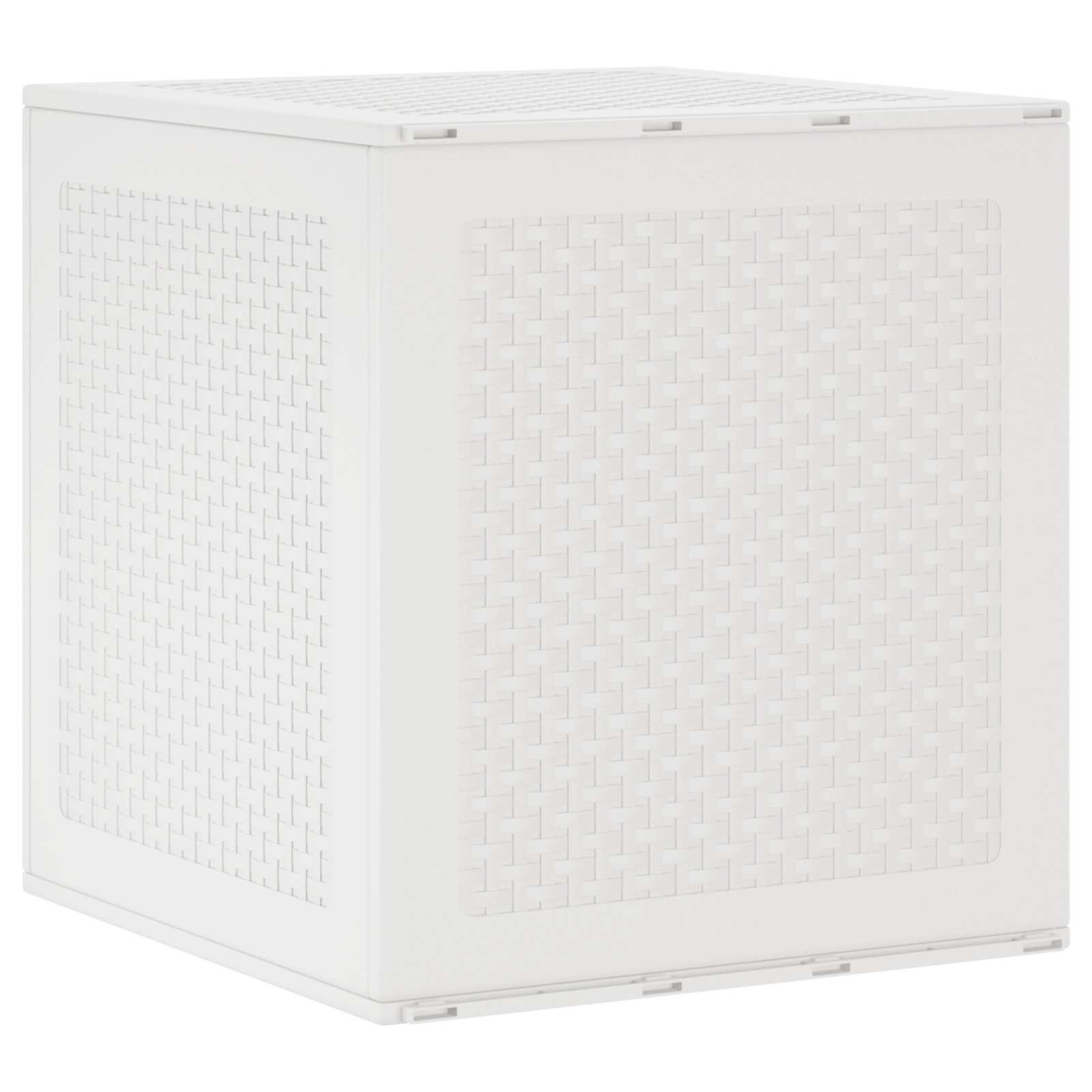 Storage Box White 21.65 x 20.87 x 22.44 in Polypropylene