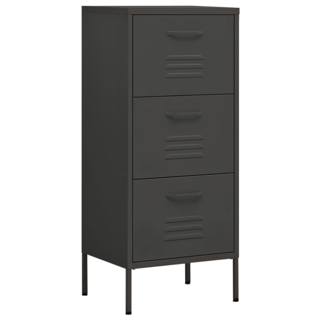 Storage Cabinet Anthracite Steel Medium Ball-Bearing