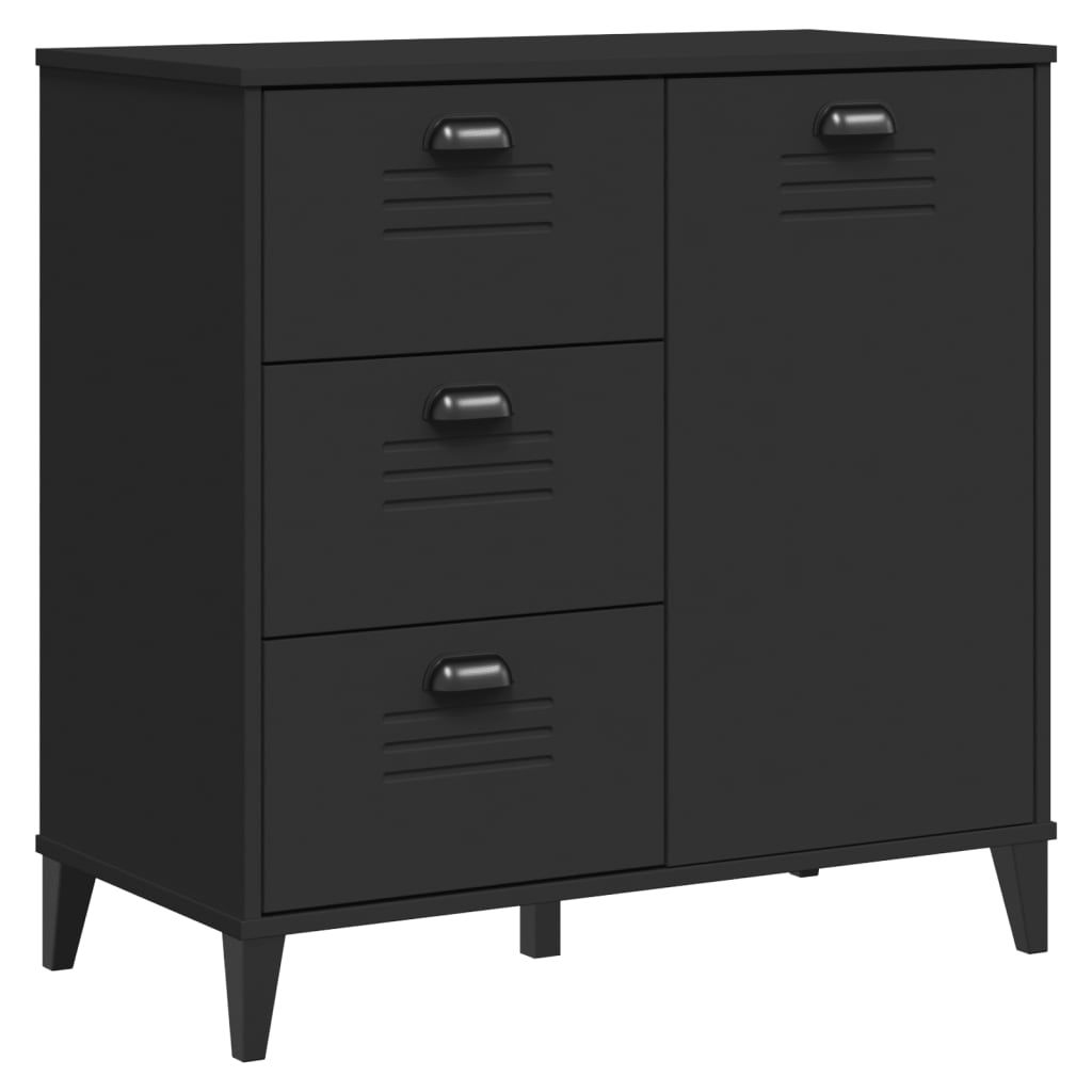 Storage Cabinet Black Engineered wood, plastic Medium