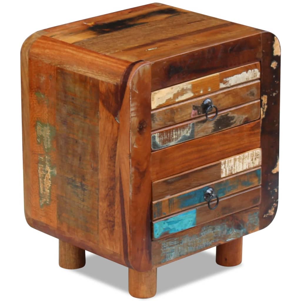 Storage Cabinet Varied/Multicolor Reclaimed wood Medium