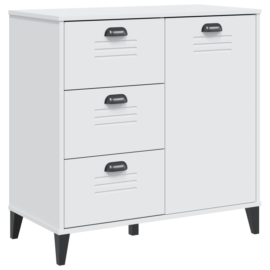 Storage Cabinet White Engineered Wood 31.5 in x 15.7 in x 31.5 in
