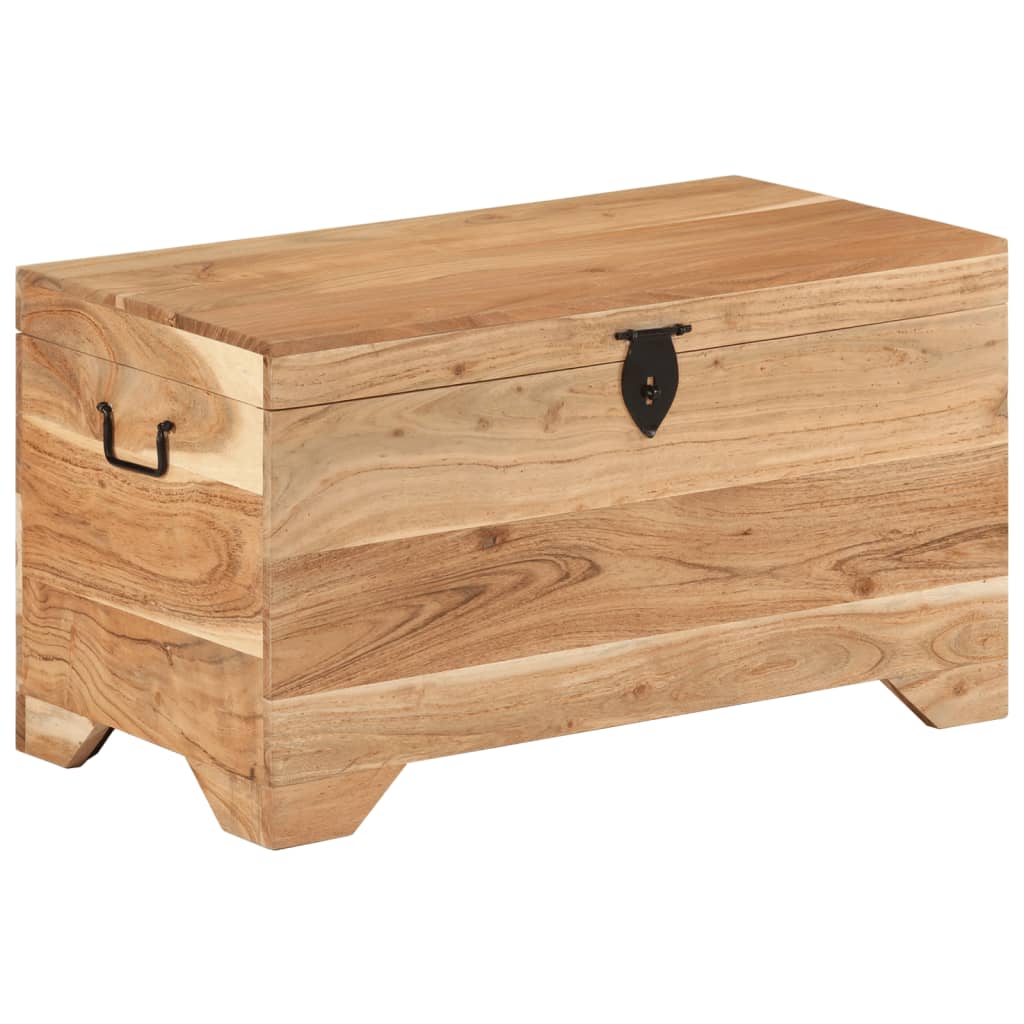 Storage Chest Natural wood Solid acacia wood Medium Storage