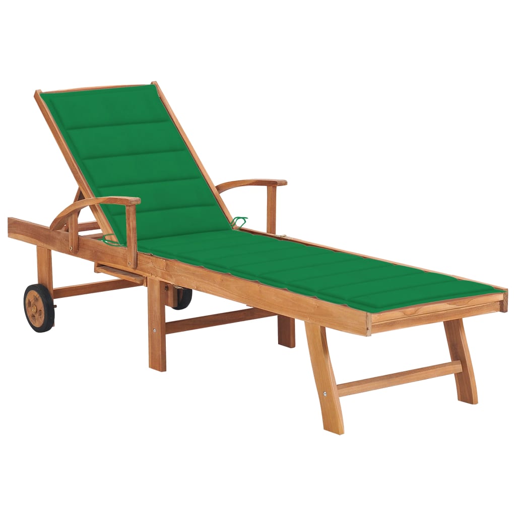 Sun Lounger Green