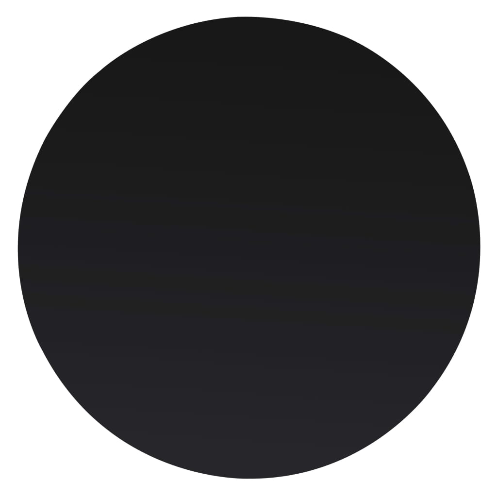 Table Top Black Tempered glass Large Scratch-resistant materials