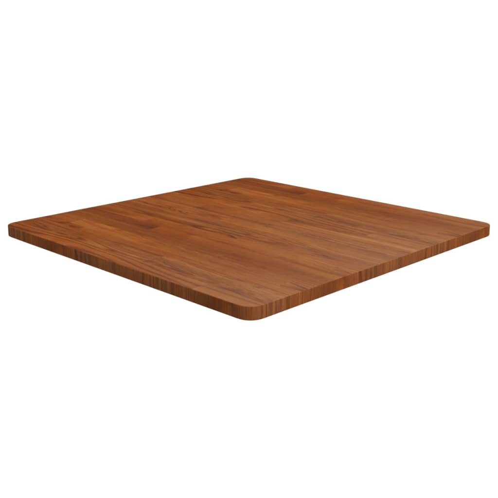 Table Top Dark brown Solid oak wood 31.5 x 31.5 in Durable