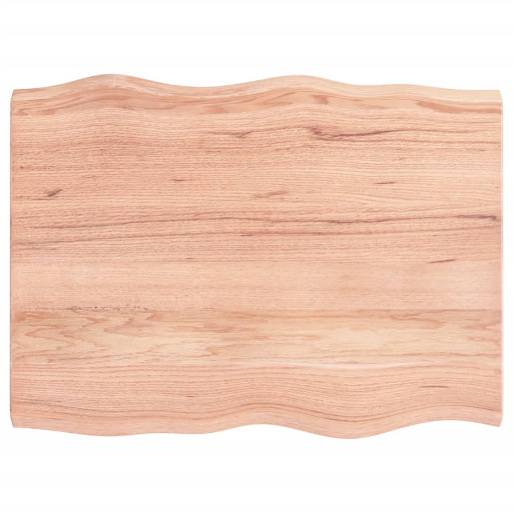 Table Top Light brown Solid oak wood 31.5x23.6x1.6 in Table Top