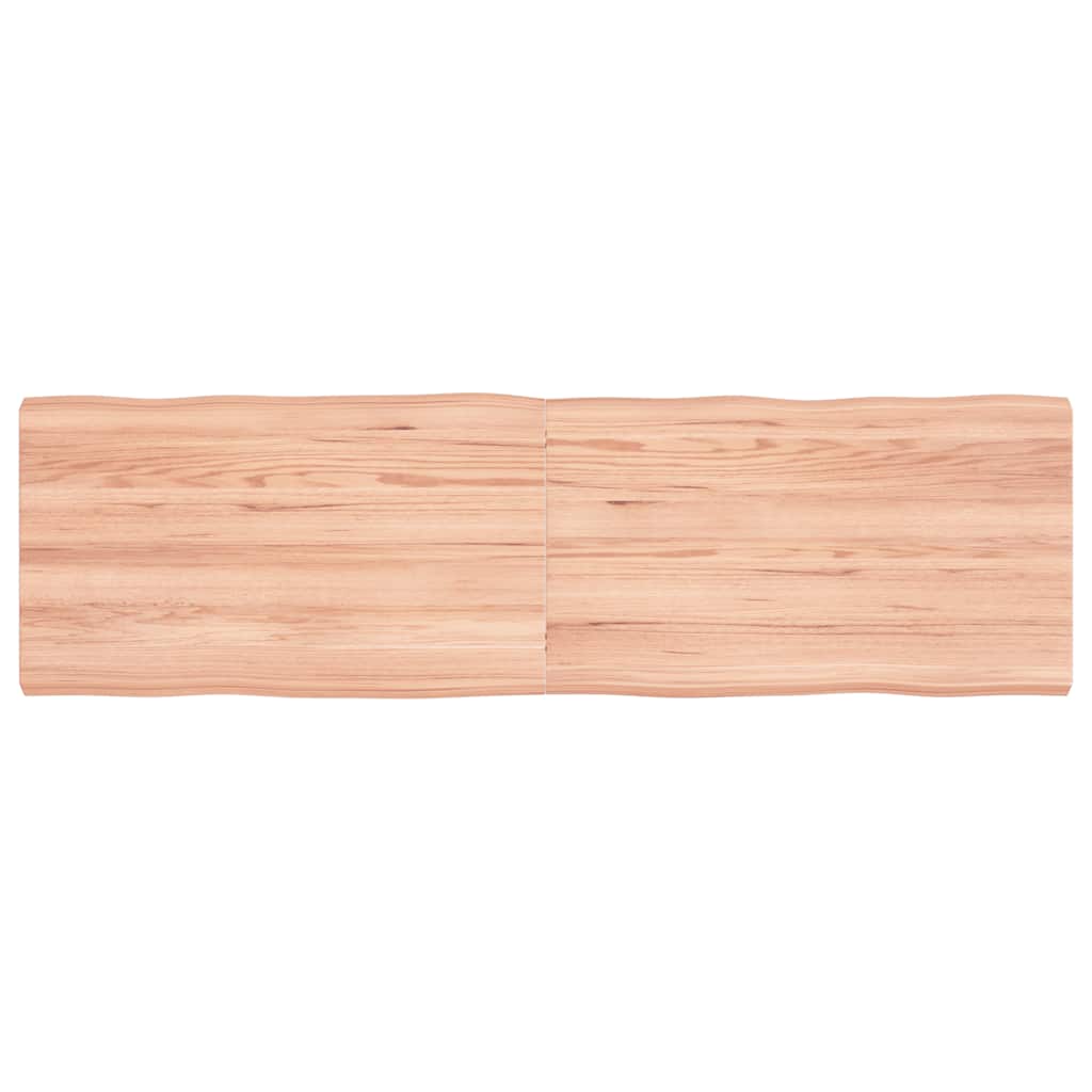 Table Top Light brown Solid oak wood 55.1x15.7x1.6 in Foldable