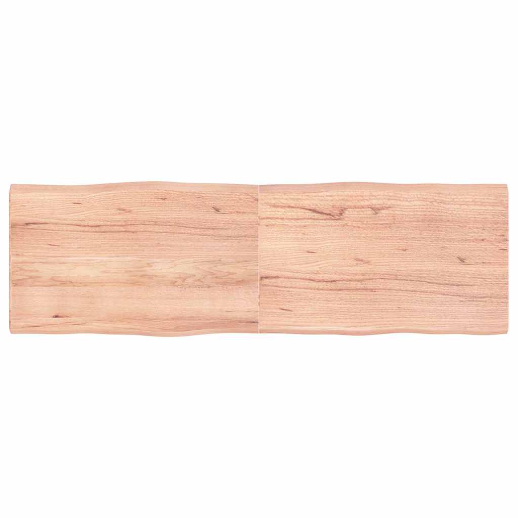 Table Top Light Brown Solid Oak Wood 63 x 19.7 x 1.6 in Foldable