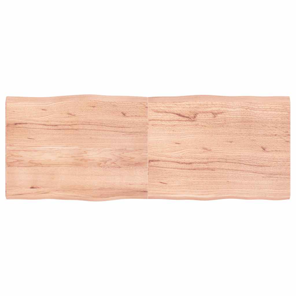 Table Top Light Brown Solid Oak Wood 63 x 24 in Foldable