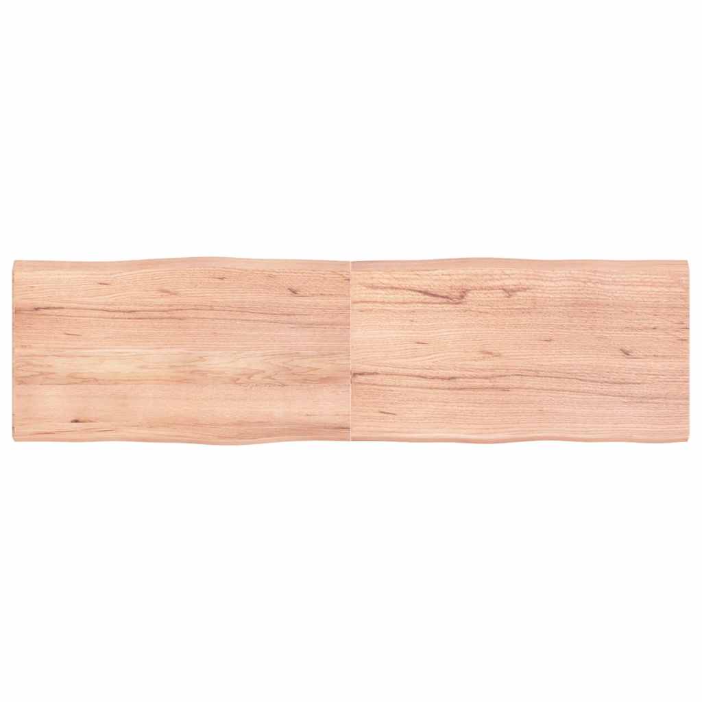 Table Top Light Brown Solid Oak Wood 70.9 x 19.7 in Foldable