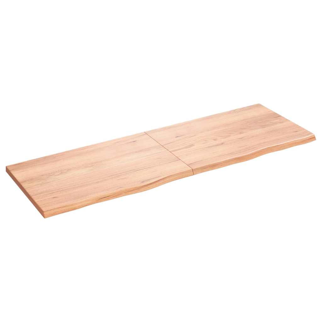 Table Top Light Brown Solid Oak Wood 70.9 x 23.6 in Foldable