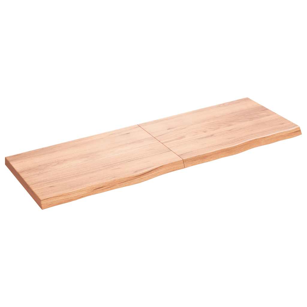 Table Top Light brown Solid oak wood 70.9x23.6x2.4 in Foldable