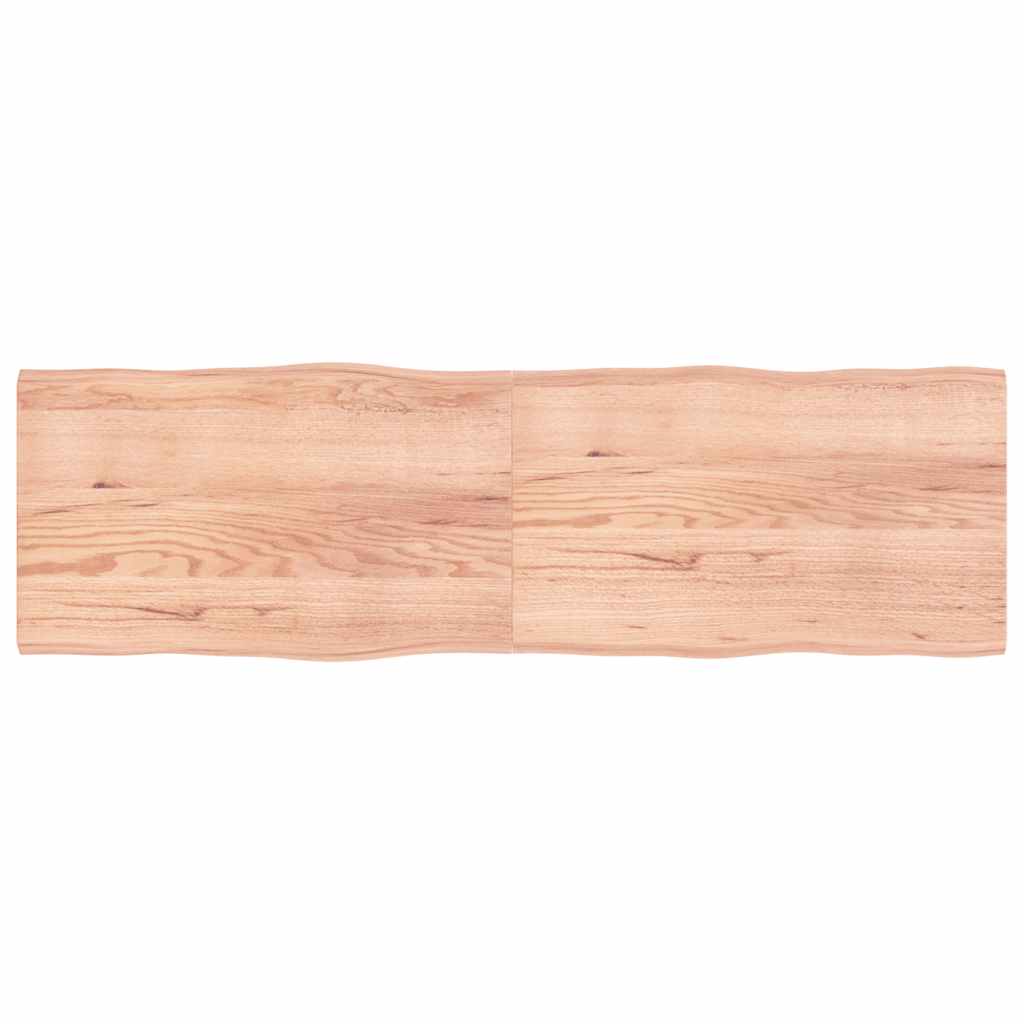 Table Top Light Brown Solid Oak Wood 78.7 x 23.6 in Foldable