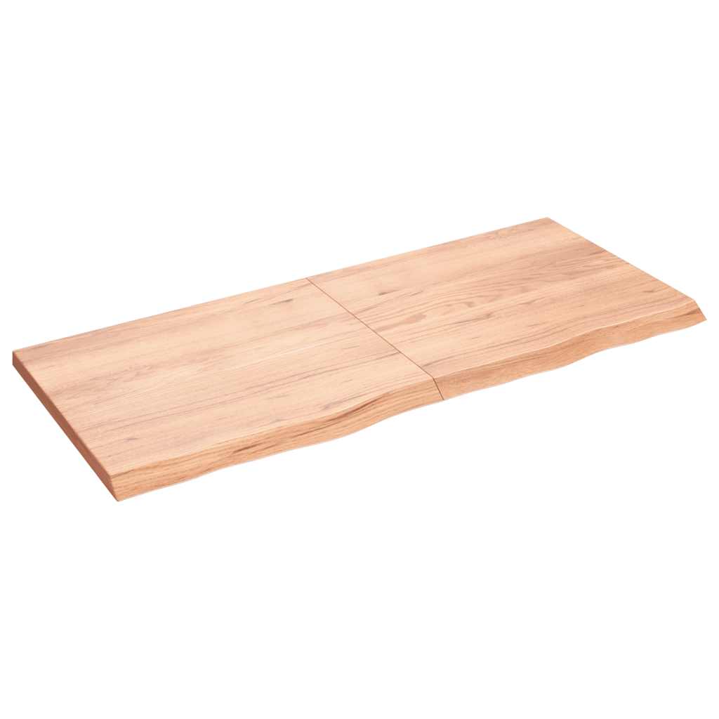 Table Top Light Brown Solid Oak Wood Medium Foldable Table Top