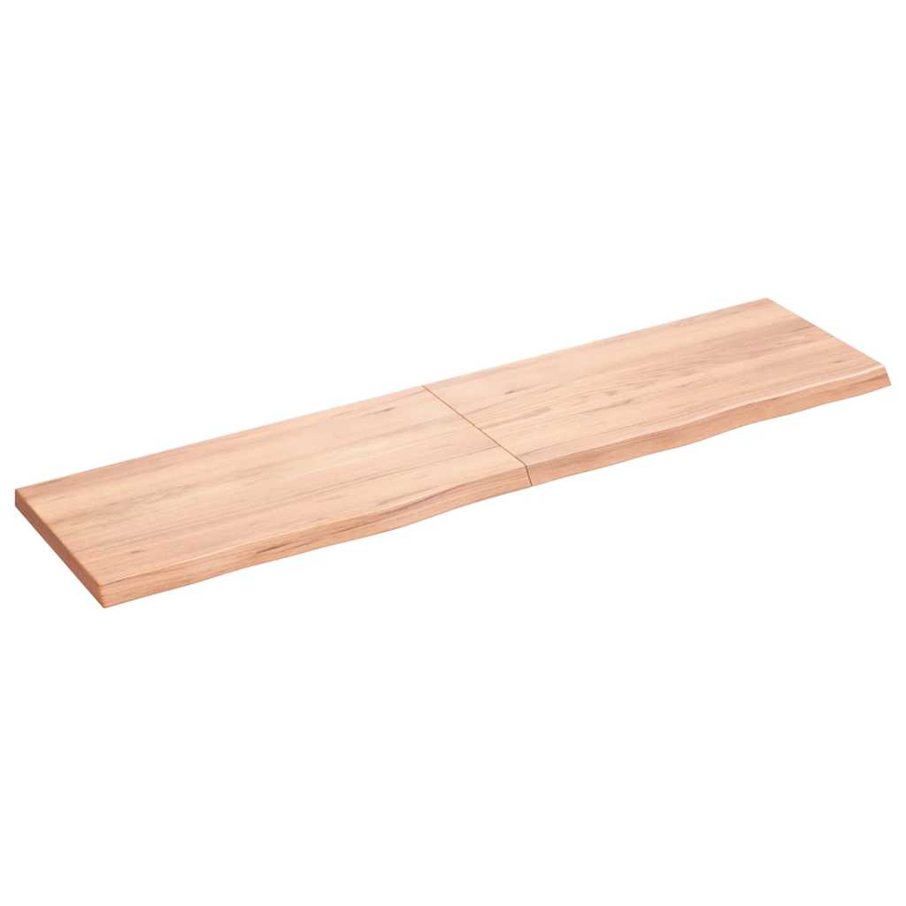 Table Top Light Brown Solid Oak Wood Medium Foldable