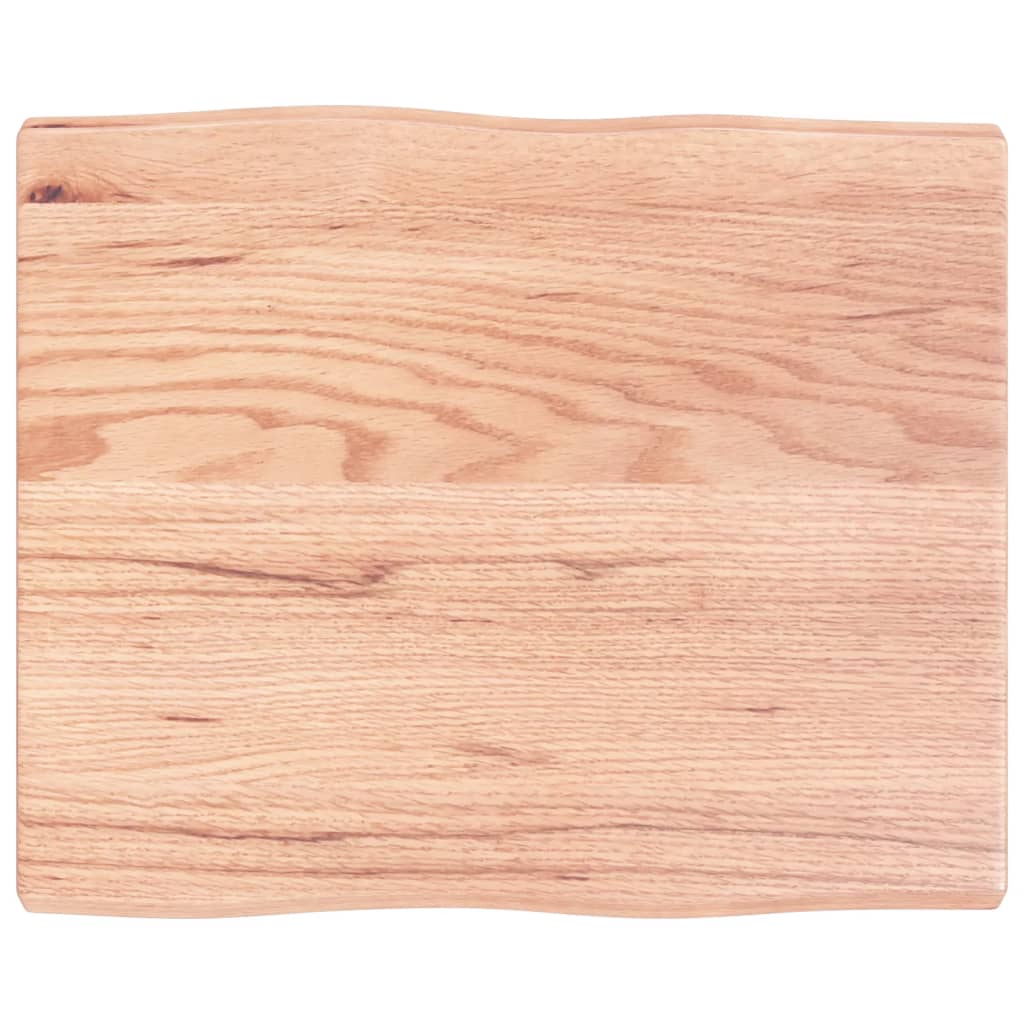 Table Top Light brown Solid oak wood Standard Rustic Table Top