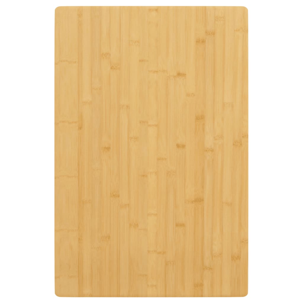 Table Top Natural Bamboo 15.7x23.6in Rounded corners surface
