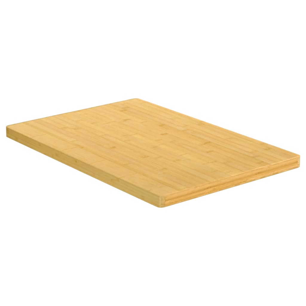 Table Top Natural Bamboo 23.6 x 39.4 in Rounded Corners