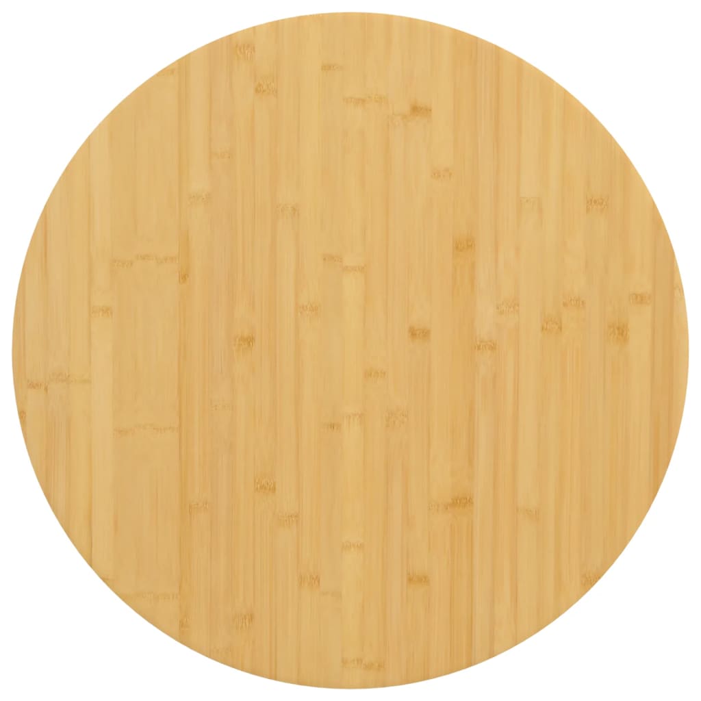 Table Top Natural Bamboo 27.6 in diameter Durable