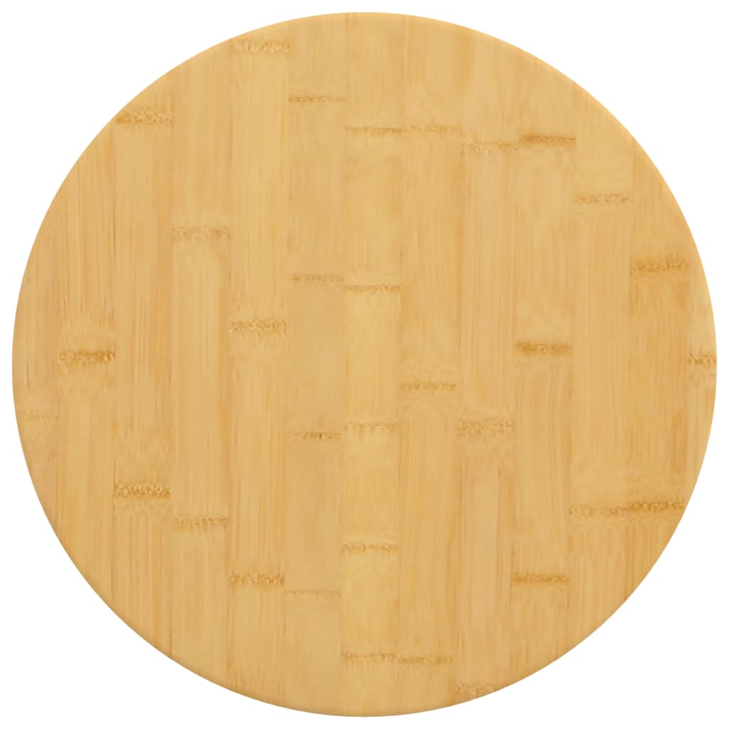 Table Top Natural Bamboo Bamboo 11.8 in diameter Durable