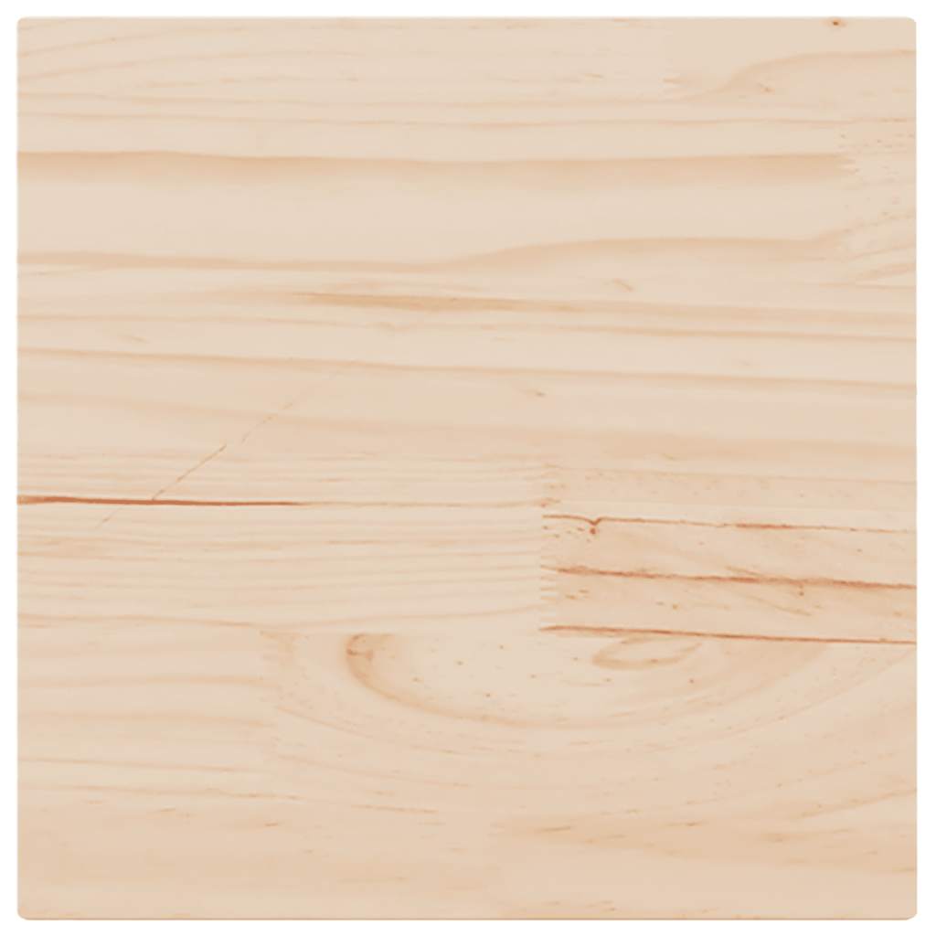 Table Top Natural Pine Solid Pine Wood 19.7 in Durable