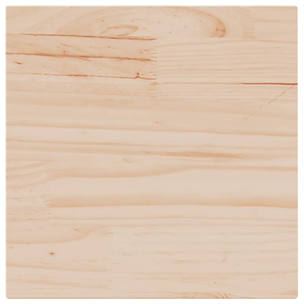 Table Top Natural Pine Wood Solid Pine Wood 16 x 16 in Durable