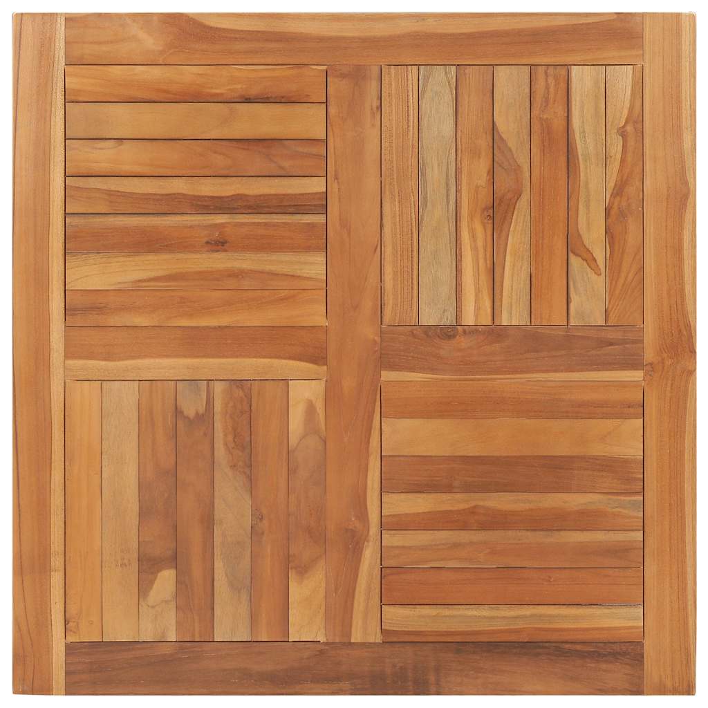 Table Top Natural Teak Solid Teak Wood 35.4 x 35.4 in Durable