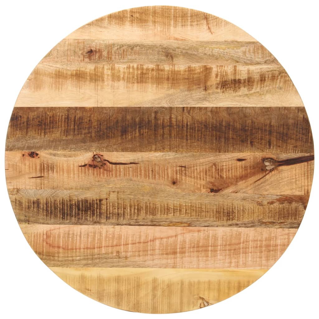 Table Top Natural wood color Solid rough mango wood Standard