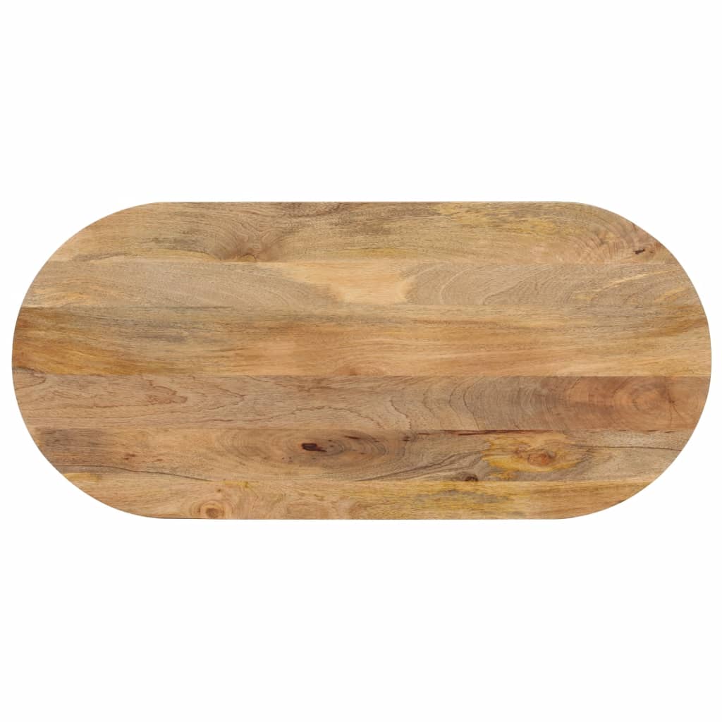 Table Top Natural Wood Solid Mango Wood 55.1 x 19.7 in Durable