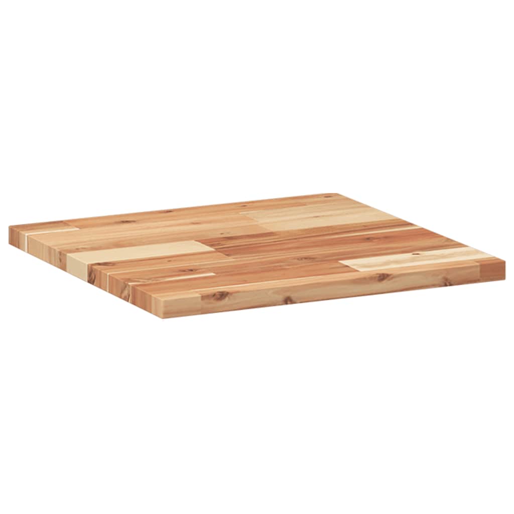 Table Top Square 15.7x15.7x0.8" Solid Wood Acacia