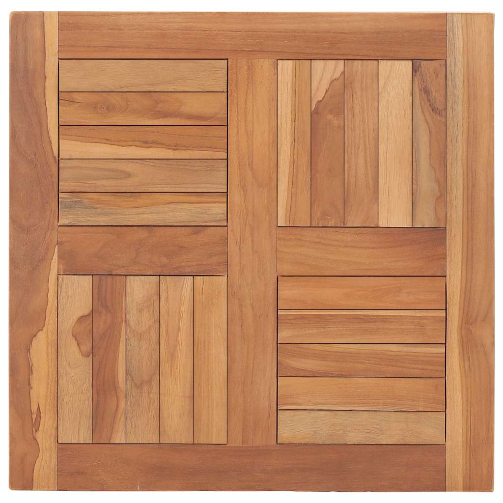 Table Top Teak Solid Teak Wood 23.6x23.6 in Durable