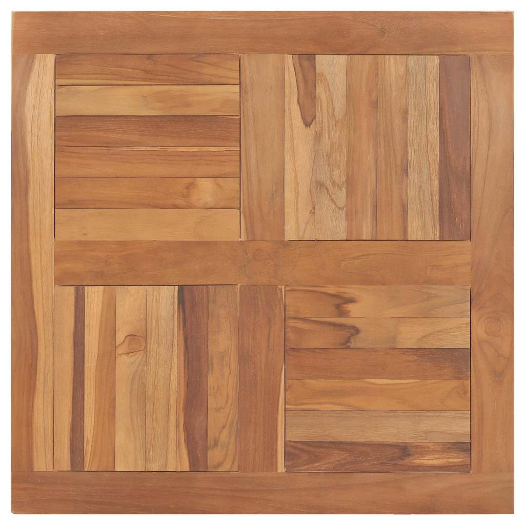 Table Top Teak Solid Teak Wood 31.5x31.5 in Durable Table Top