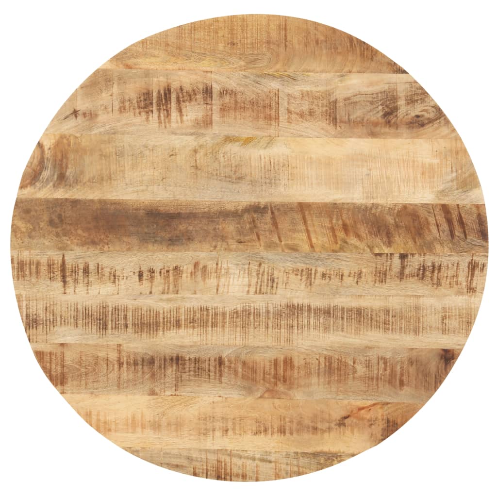 Tabletop Natural wood Solid mango wood 31.5 in across Durable