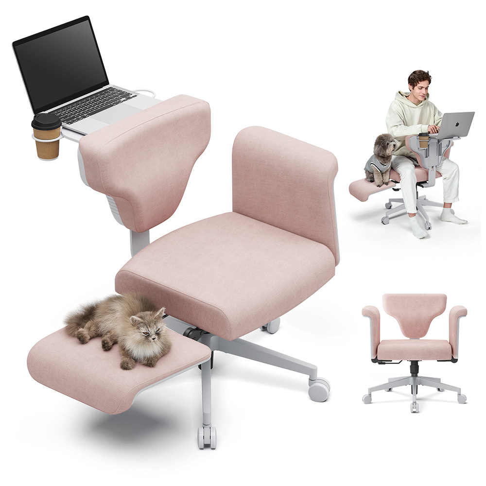 The NEWTRAL Freedom-X-FB multi-posture chair with rose armrests