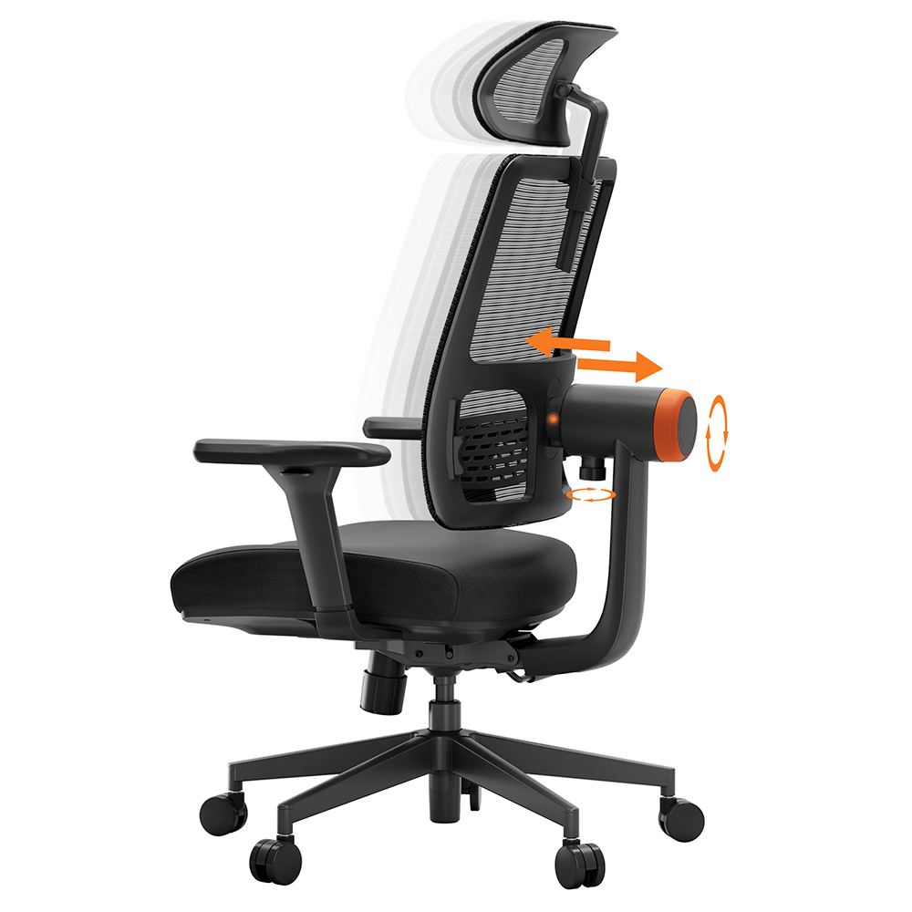 The NEWTRAL MAGICH002 ergonomic office chair in black offers comfortable seating
