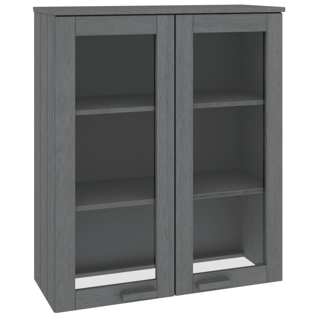 Top for Highboard HAMAR Dark Gray 33.5"x13.8"x39.4" Solid Wood Pine