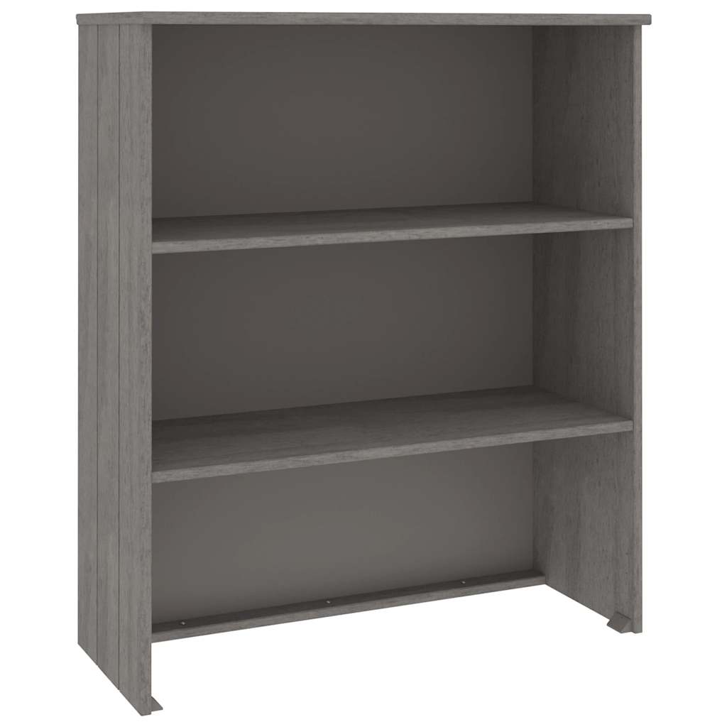 Top For Highboard Light grey Solid pine wood, MDF 33.5x13.8x39.4 in