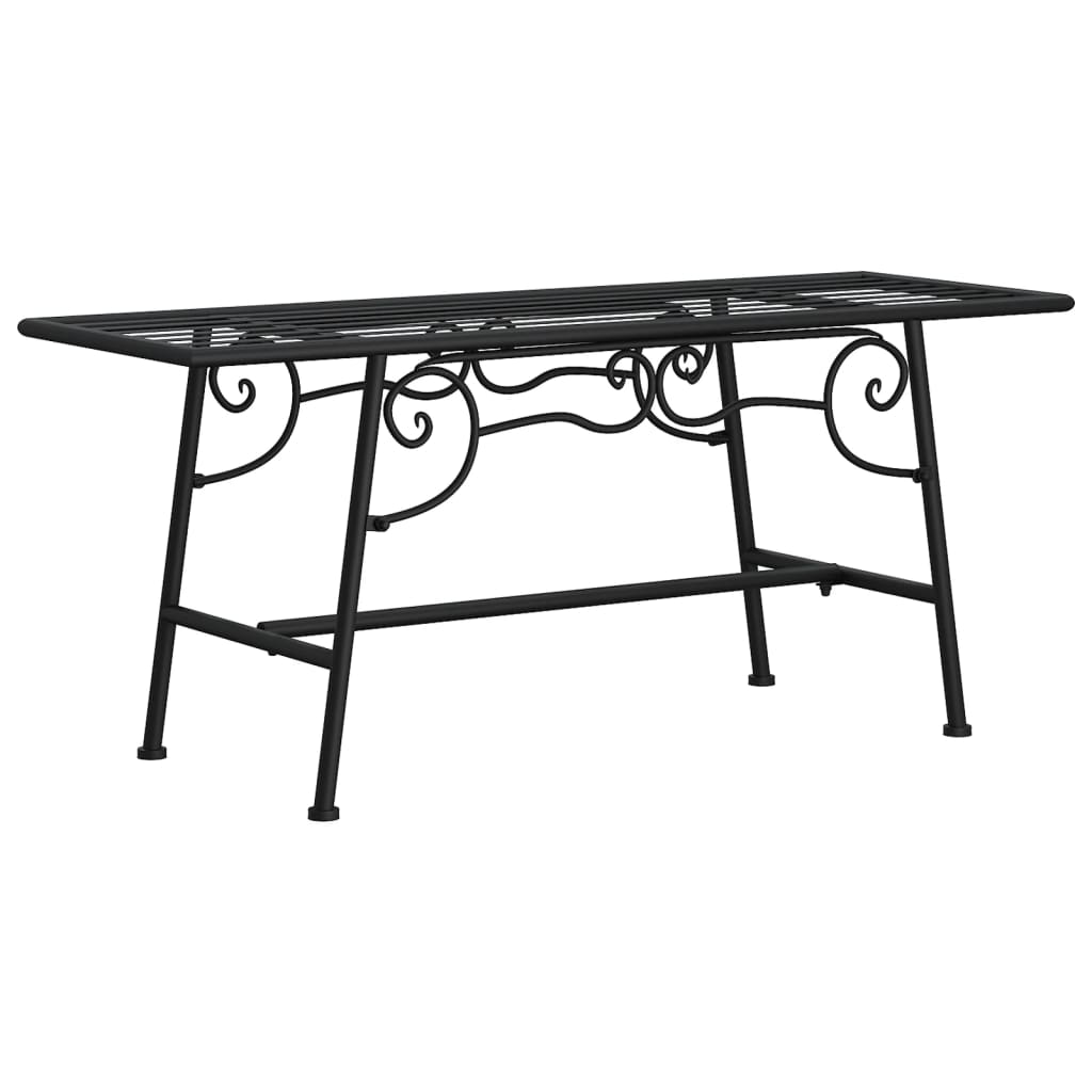 Tree Bench Black Steel Tough Tree Bench Circular Traditional