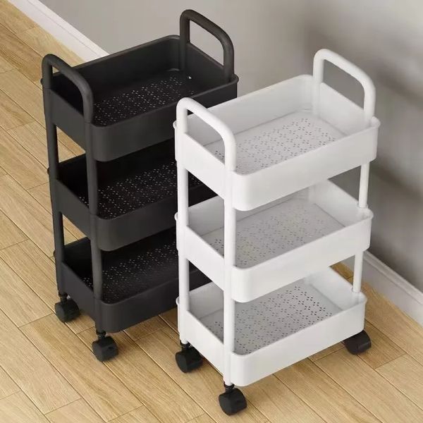 Trolley Organizer Auxiliary Cart With Wheels Kitchen Furniture Cabinet Storage Rack Mobile Plastic Bookshelf Vegetable Basket  

Rewritten:  
Mobile wheeled cart for kitchen storage, organizing furniture, bookshelves, and vegetable baskets
