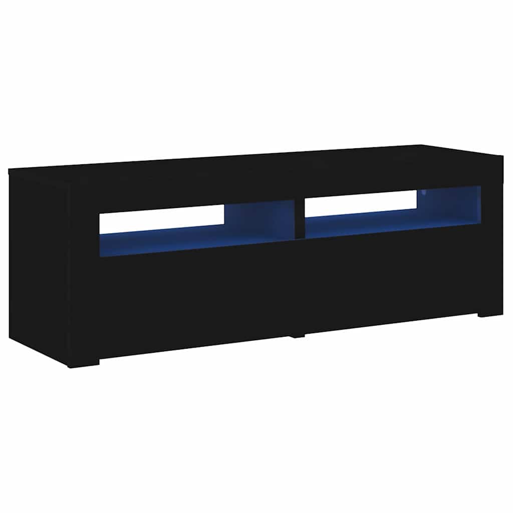 TV Cabinet Black Engineered wood Medium TV Cabinet Rectangular